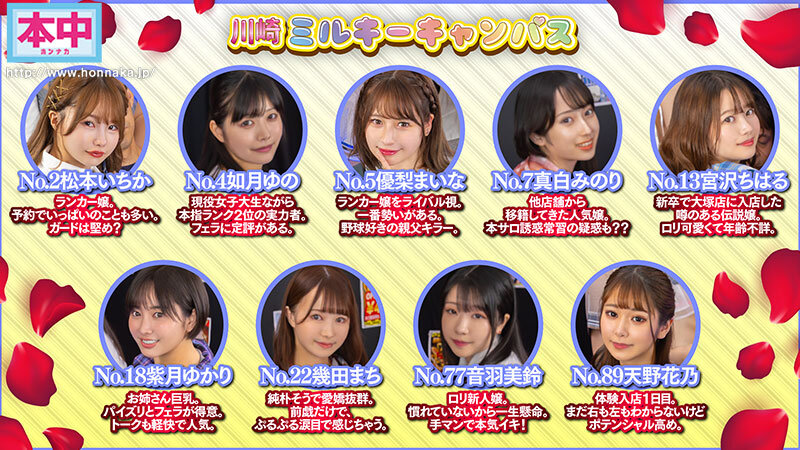 松本いちか・優梨まいな・如月ゆの 【VR】夢のピンサロ10回転コース 9人のピンサロ嬢と入れ替わりノンストップ10回転 この中で中出しできる女の子は誰だ！？ ピンサロインフルエンサー300回さん監修 花びら10回転実話を再現【本中】