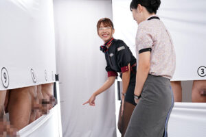 一般男女モニタリングAV キャビンアテンダントが挑戦！舐めて比べて味わってチ○ポを探せ！大手航空会社対抗ノーハンドフェラ抜きチ○ポ当てゲーム！勝てば高額賞金！負ければ即ハメ生中出し！【ディープス】
