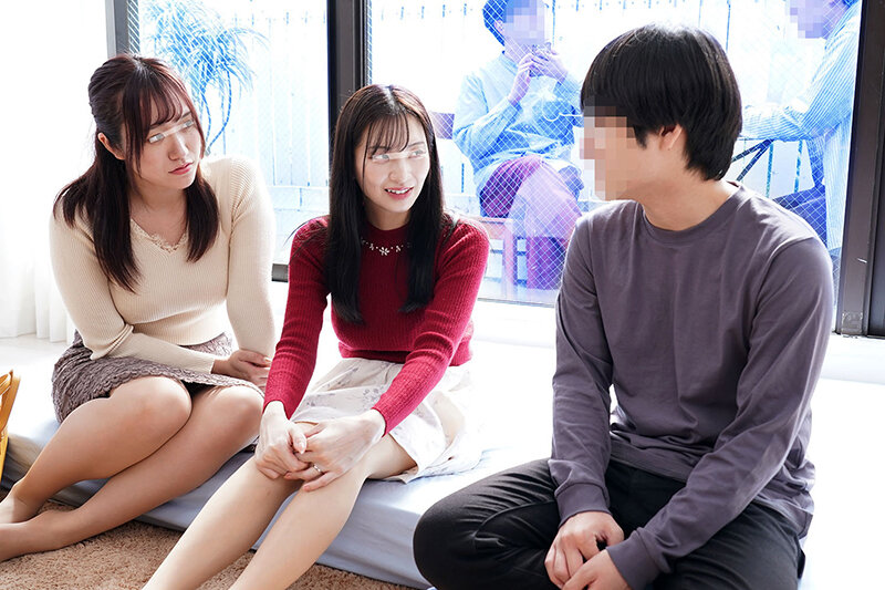 一般男女モニタリングAV マジックミラーの向こうには愛する旦那たち！巨乳ママ友2人組が初対面の童貞くんをW筆おろし！旦那よりも遥かにおっきい年下デカチ○ポに火照ってしまったご無沙汰人妻2人のチ○ポ奪いあいハーレム逆3P連続中出し！【ディープス】