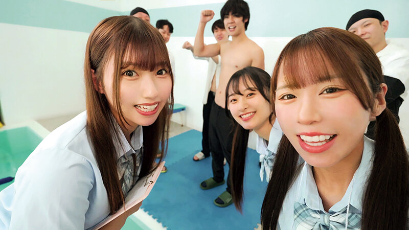 逢沢みゆ・花守夏歩・天羽りりか 誰にでも股を開く水泳部のヤリマン女子マネージャーたちに全身ぶっかけ42発！！スク水のままいつでもどこでもヤリまくり即ハメ乱交合宿【million】