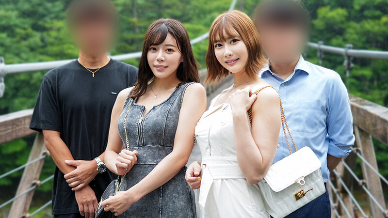 【貸し切り温泉ヤリまくり】ヘンタイ旦那の性癖でNTR夫婦交●→くんずほぐれつ4P乱交 スレンダー美巨乳W妻絶倫中出しパーティ【HMN WORKS】