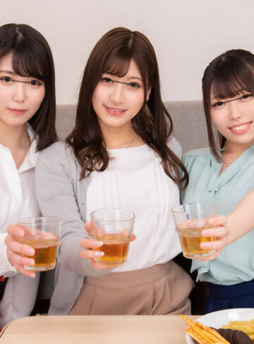 【VR】ほぼハズレ無し！女子3人に男はボク1人のガチ超王様ゲームは勝ち確定！終電を逃した3人の後輩女子社員とボクの部屋で宅飲み！してたら王様ゲームをやる神展開へ！お相手は酔っ払ってエッチになった後輩女子社員3人組！しかも超巨乳＆美人ばかり！期待しか…【お夜食カンパニー】