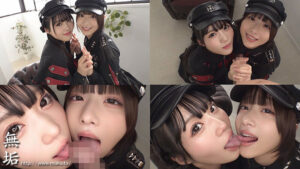 有馬美玖・小島みこ 新気鋭ロ●ータ服の仲良し2人組。百合に挟まり乱れさせる発情オフパコ着衣交尾。 有馬美玖 小島みこ【無垢】